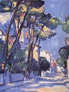 Samuel John Peploe Street Scene,France painting